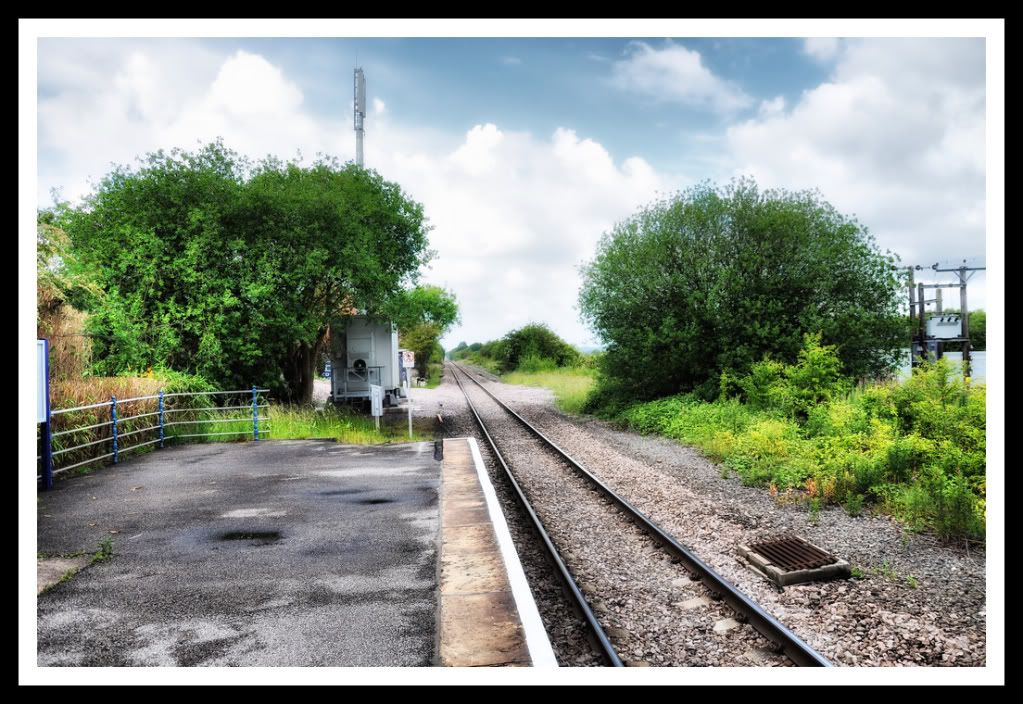 Kirton Lindsey Station Buildings in B&W,Colour&HDR 1862011 RailUK